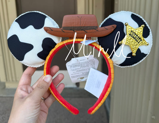 Disney Parks Exclusive Pixar Toy Story Woody Ear Headband For Adults