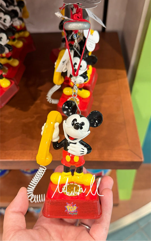 POP Century Resort Telephone Mickey Mouse Ornament