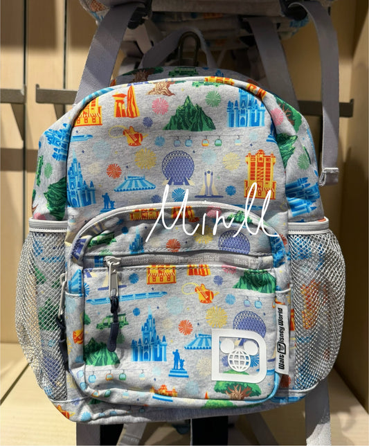 Walt Disney World 4 Parks Icons Ear Holder Backpack Small