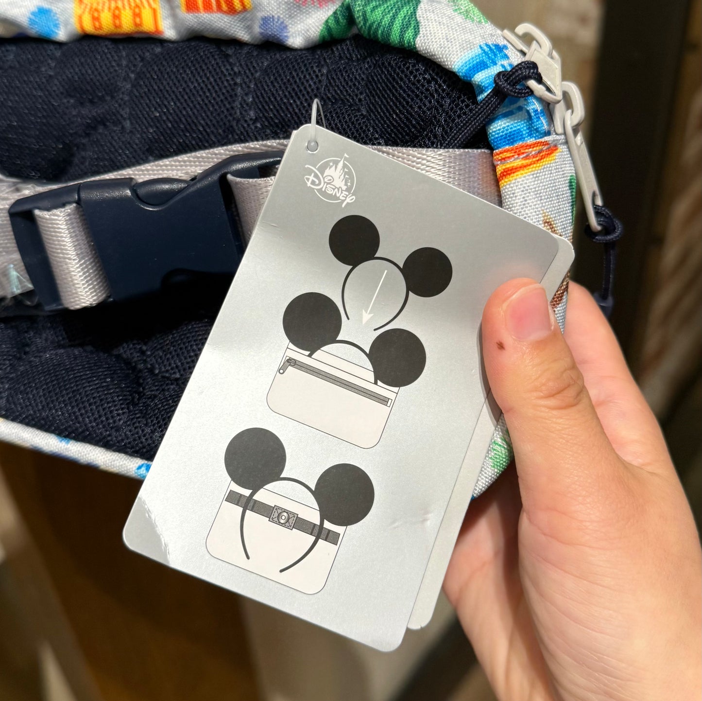 Walt Disney World 4 Parks Icons Ear Holder Belt Bag