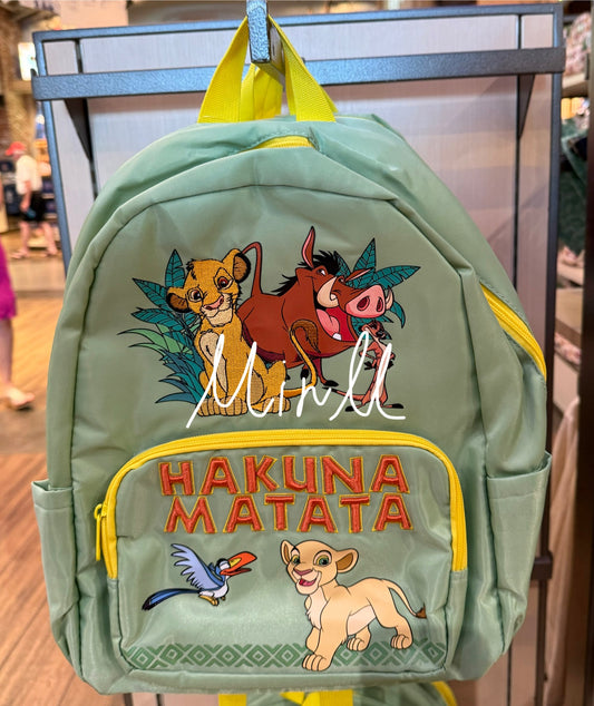 Walt Disney World Lion King HAKUNA MATATA Backpack For Kids