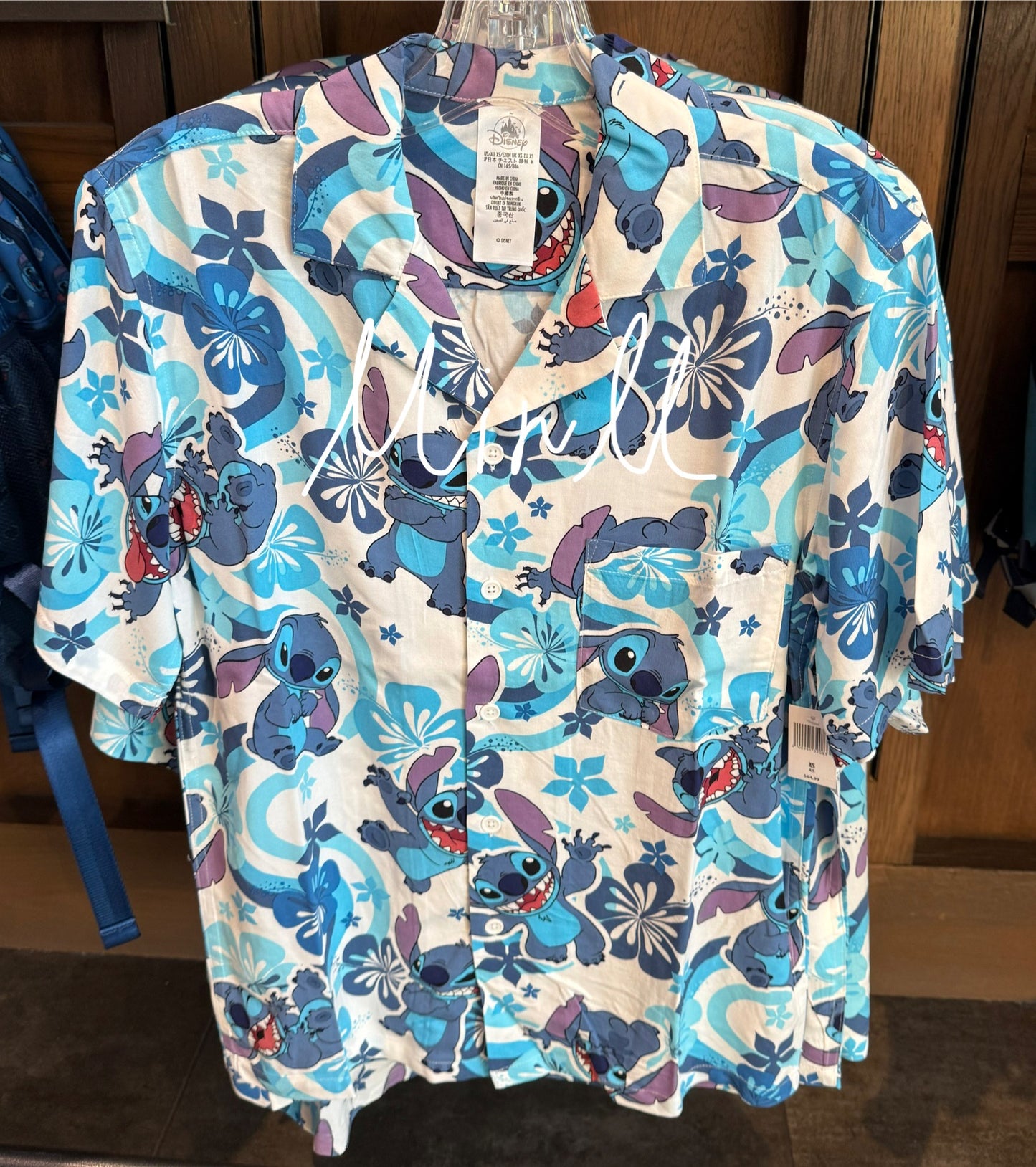Disney Parks Exclusive Lilo＆Stitch Woven Shirt For Adults Walt Disney World