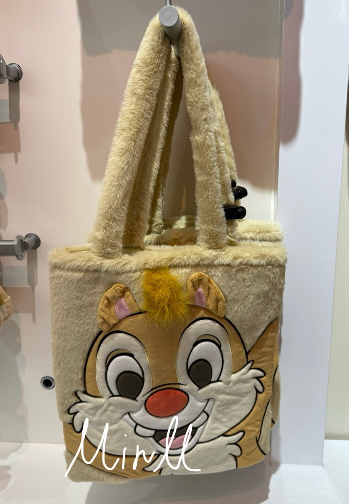 Disney Parks Exclusive Chip 'n' Dale Plush Tote Bag