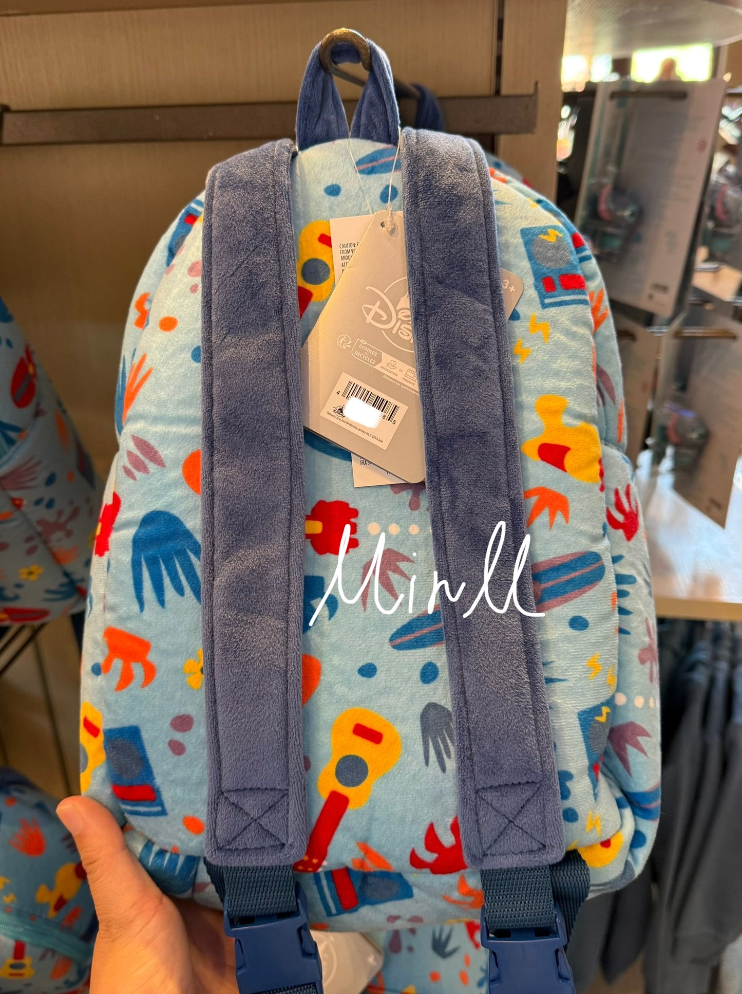 US Disney Parks Lilo＆Stitch Plush Backpack For Kids