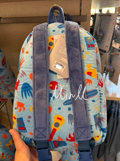 US Disney Parks Lilo＆Stitch Plush Backpack For Kids