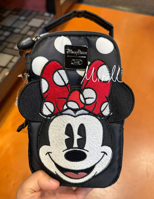【Lug】Disney Parks Minnie Mouse Polka Dots Crossbody Bag Walt Disney World