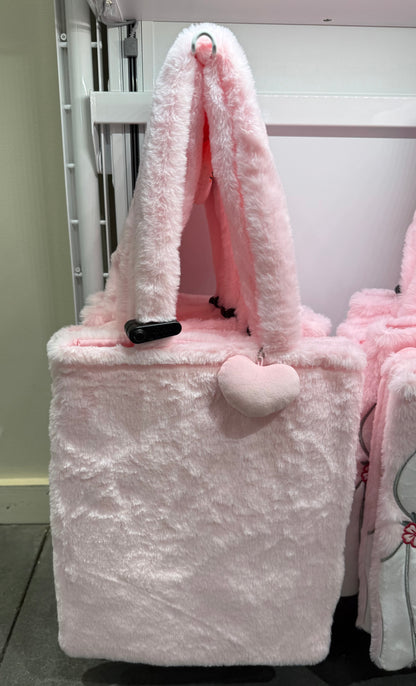 Disney Parks Exclusive Big Hero 6 Baymax & Mochi Sakura Plush Tote Bag